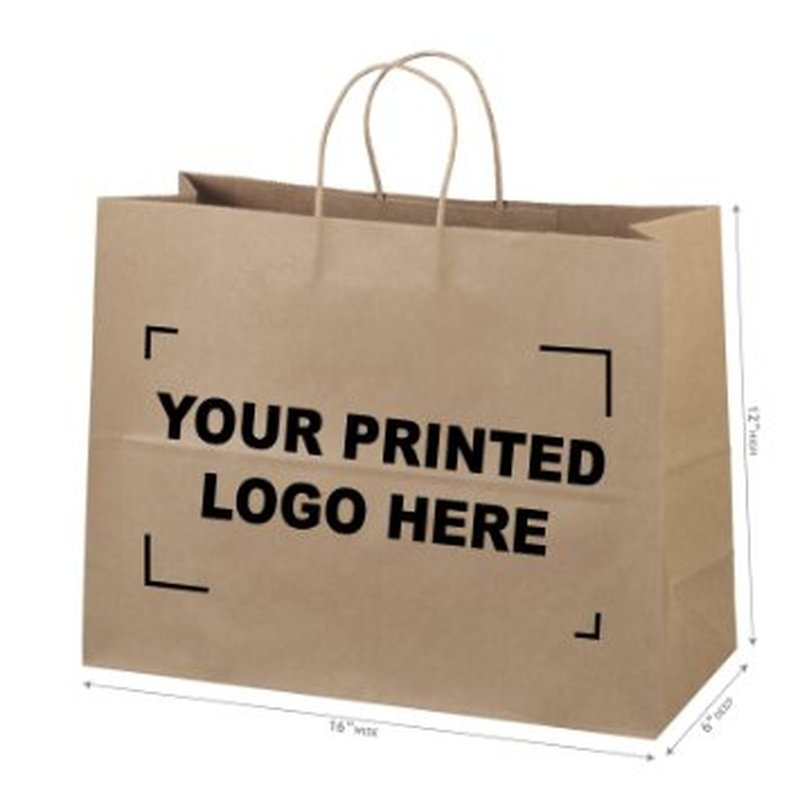 kraft paper shopping bag